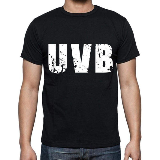 Uvb Men T Shirts Short Sleeve T Shirts Men Tee Shirts For Men Cotton Black 3 Letters - Casual