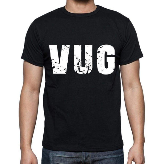 Vug Men T Shirts Short Sleeve T Shirts Men Tee Shirts For Men Cotton Black 3 Letters - Casual