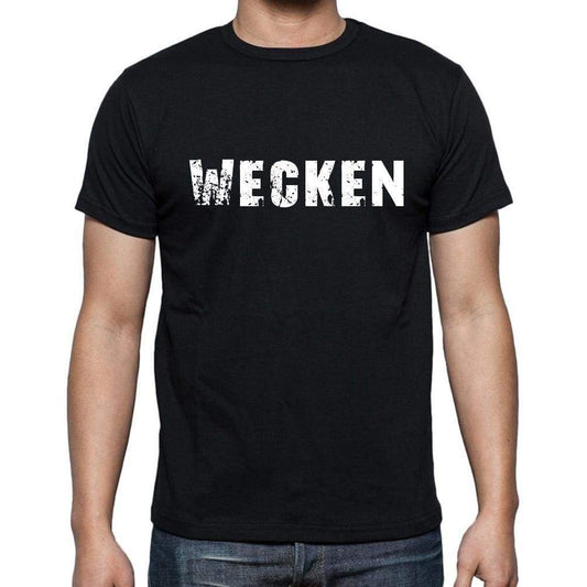 Wecken Mens Short Sleeve Round Neck T-Shirt - Casual