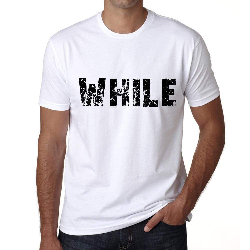 While Mens T Shirt White Birthday Gift 00552 - White / Xs - Casual