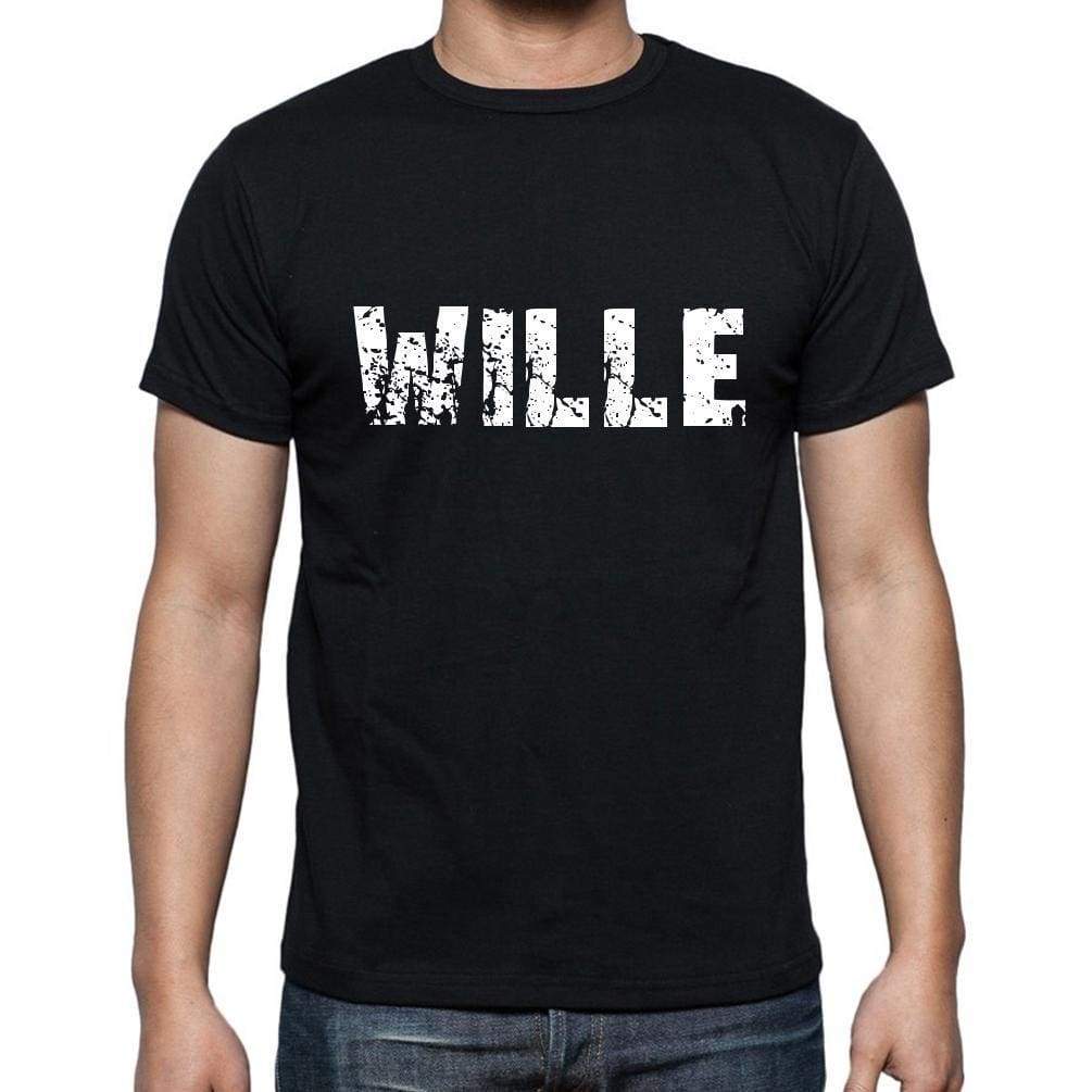 Wille Mens Short Sleeve Round Neck T-Shirt - Casual